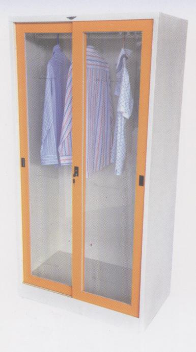 LK3674ตู้เสื้อผ้าบานเลื่อนกระจก
