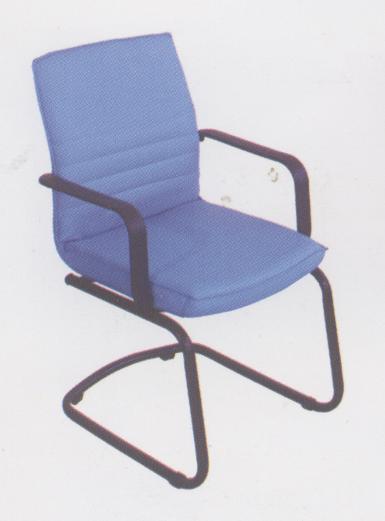EL004ACเก้าอี้สำนักงานขาซีมีท้าวแขนขาขาเหล็กชุปโครเมี่ยม
